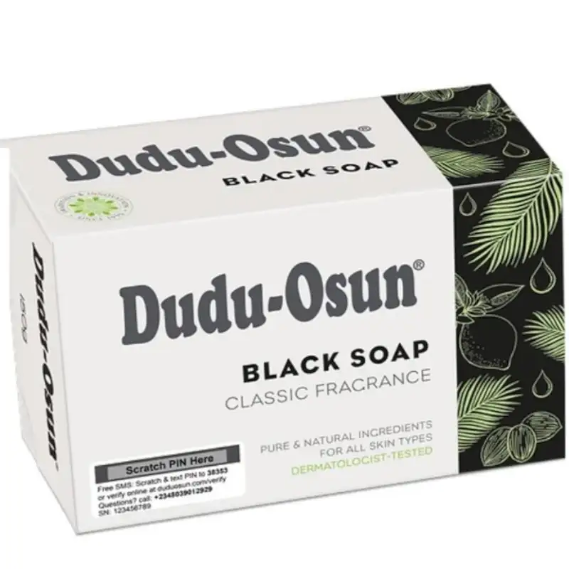 Savon Noir Africain Dudu-Osun 150g  Soin Purifiant | EBUN AFRO BEAUTY