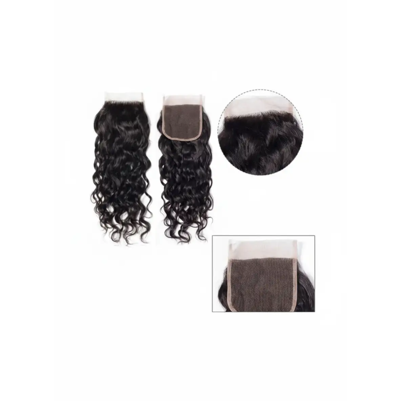 Closure Water Wave 100% Cheveux Naturels