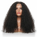 Lace Wig Kinky Straight - Brun Auburn
