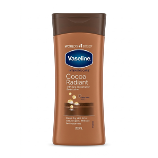 Lait Corps Vaseline Intensive Care Cocoa Radiant 200ml | EBUN AFRO BEAUTY