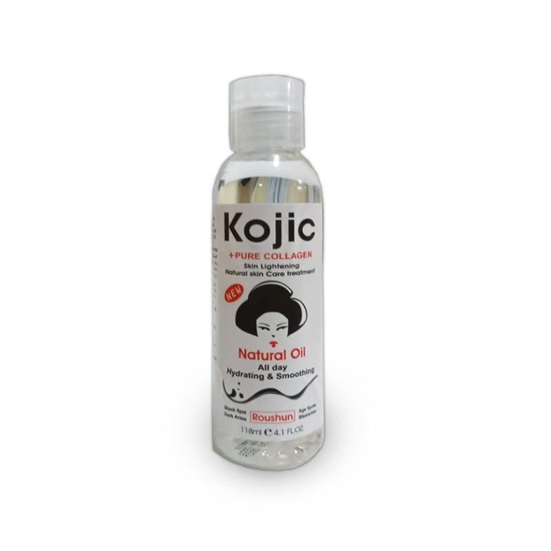Huile Corps Roushun Kojic + Collagène 200ml Éclat & Soin | EBUN AFRO BEAUTY