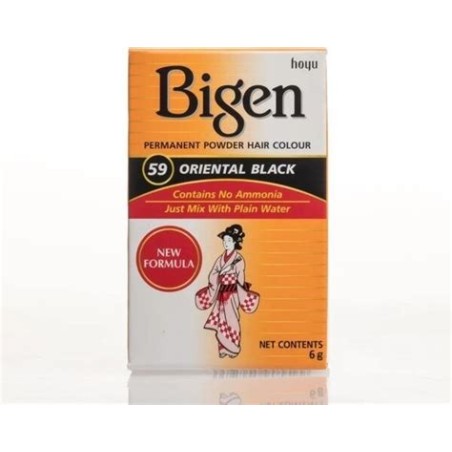 Coloration Poudre Bigen 59 Oriental Black 6g  Sans Ammoniaque | EBUN AFRO BEAUTY