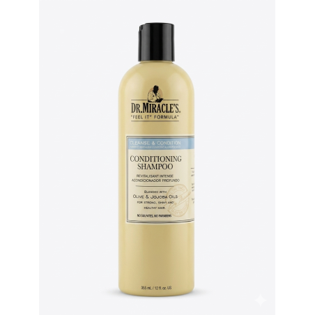 Shampoing Revitalisant Dr. Miracle's Olive & Jojoba 355ml | EBUN AFRO BEAUTY