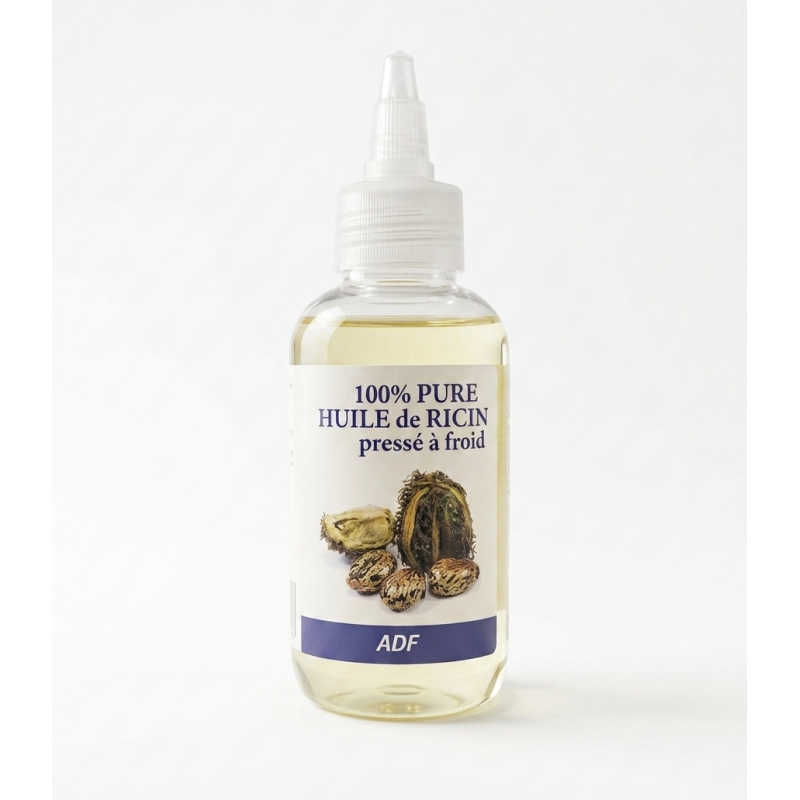 Huile de Ricin 100% Pure Pressée à Froid ADF Soin Bio | EBUN AFRO BEAUTY