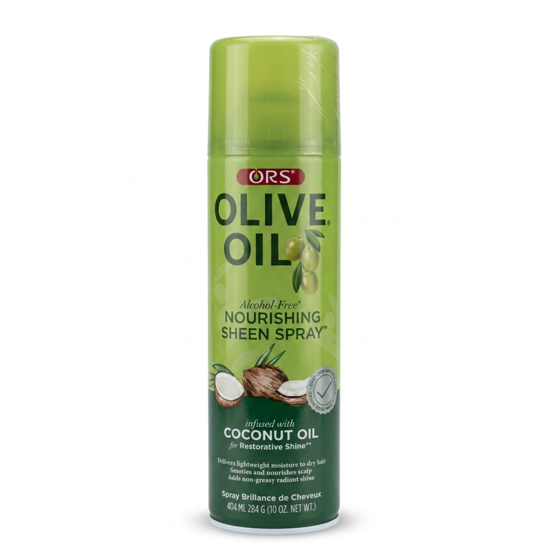 Spray Brillance ORS Olive Oil Nourishing Sheen Spray 404ml | EBUN AFRO BEAUTY