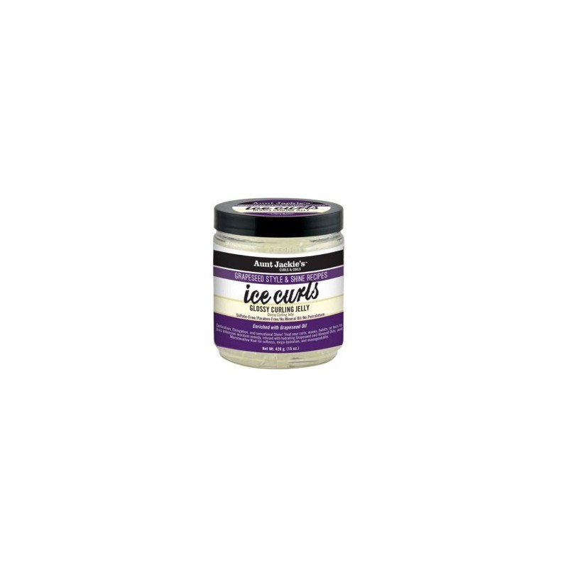 Gelée Boucles Ice Curls Aunt Jackie's Grapeseed Jelly  426g | EBUN AFRO BEAUTY