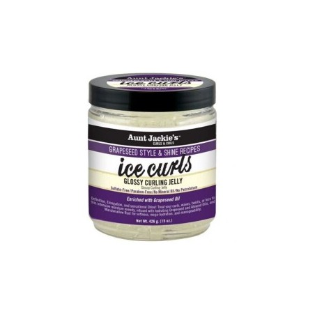 Gelée Boucles Ice Curls Aunt Jackie's Grapeseed Jelly  426g | EBUN AFRO BEAUTY