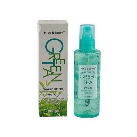 Spray Fixateur Maquillage Thé Vert Kiss Beauty Green Tea 220ml | EBUN AFRO BEAUTY