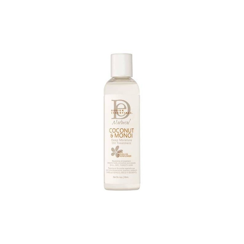 Huile Coconut & Monoi Deep Moisture Design Essentials 118ml | EBUN AFRO BEAUTY