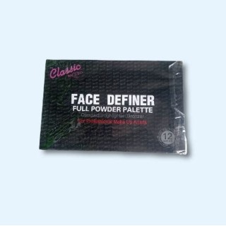 Palette Face Definer Classic  12 Poudres Teint Pro | EBUN AFRO BEAUTY