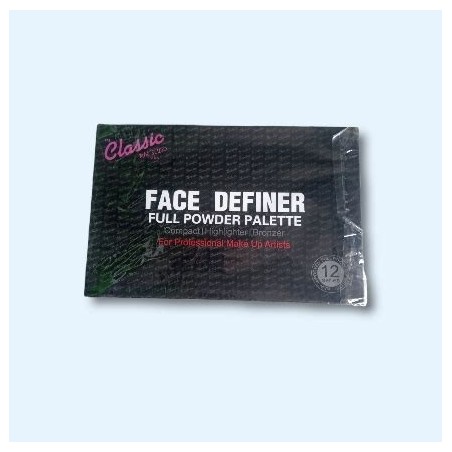 Palette Face Definer Classic  12 Poudres Teint Pro | EBUN AFRO BEAUTY