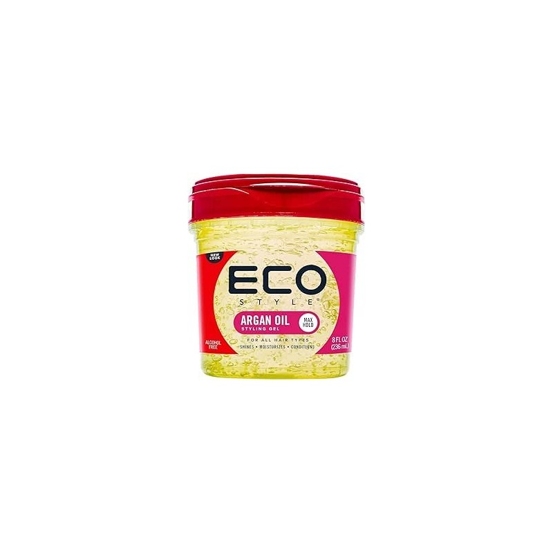 Eco Style Argan Oil Gel Coiffant Fixation Max 236ml | EBUN AFRO BEAUTY