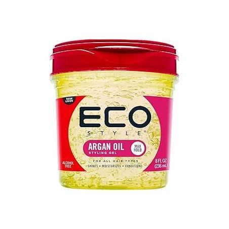 Eco Style Argan Oil Gel Coiffant Fixation Max 236ml | EBUN AFRO BEAUTY