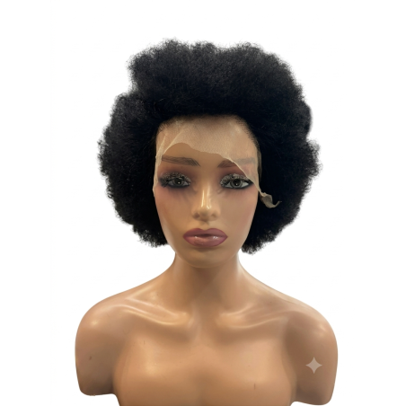 Perruque Afro Courte  Lace Frontal Naturelle & Volume | EBUN AFRO BEAUTY