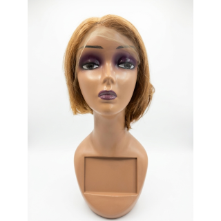 Perruque Lace Frontal Carré Court Blond Cuivré | EBUN AFRO BEAUTY