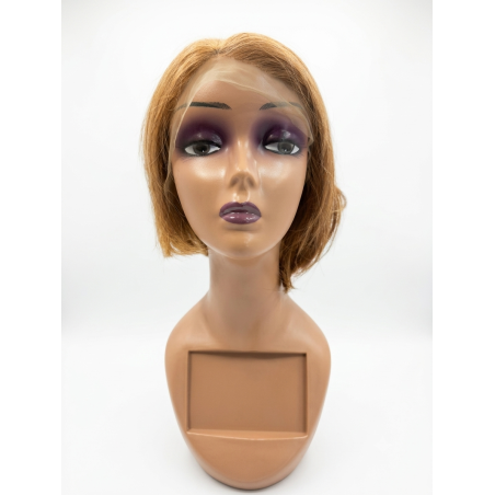 Perruque Lace Frontal Carré Court Blond Cuivré | EBUN AFRO BEAUTY