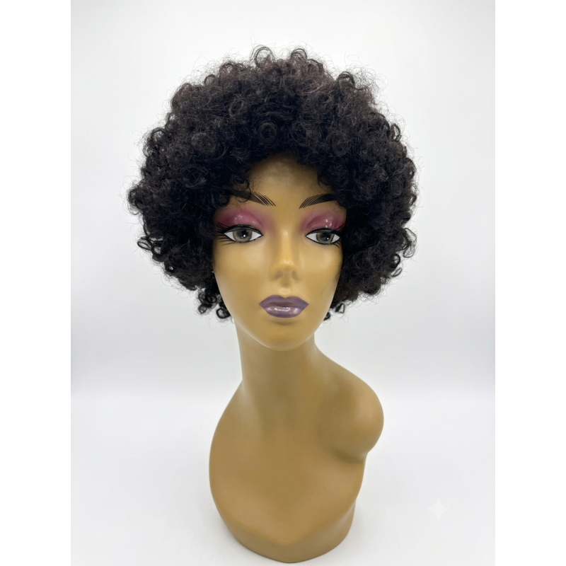 Perruque Afro Courte Bouclée – Volume Naturel et Chic | EBUN AFRO BEAUTY