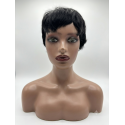 Perruque Pixie Courte Noire - Look Élégant et Moderne | EBUN AFRO BEAUTY