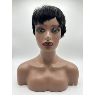 Perruque Pixie Courte Noire - Look Élégant et Moderne | EBUN AFRO BEAUTY