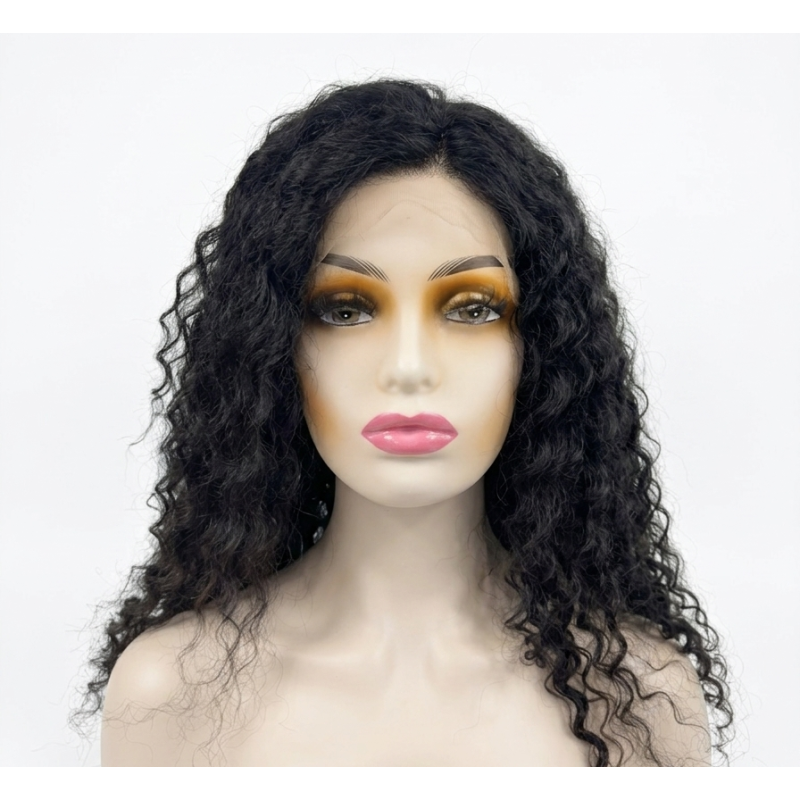 Perruque Mi-Longue Bouclée Lace Front – Style Élégant | EBUN AFRO BEAUTY