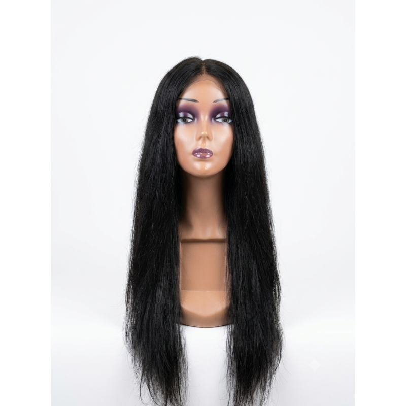 Perruque Longue Lisse Lace Front – Élégance Naturelle | EBUN AFRO BEAUTY