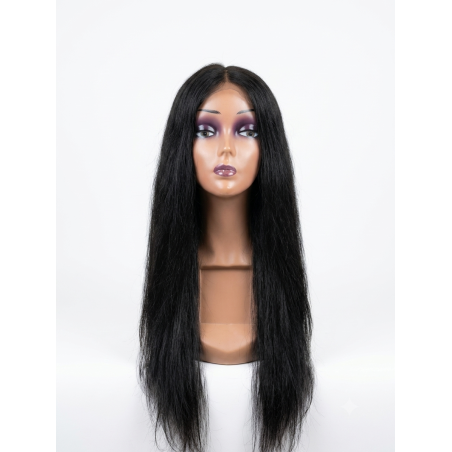 Perruque Longue Lisse Lace Front – Élégance Naturelle | EBUN AFRO BEAUTY
