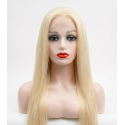 Perruque Longue Lisse Blonde Platine – Lace Front Naturelle | EBUN AFRO BEAUTY
