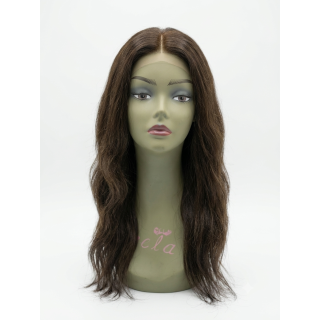 Perruque Lace Front Ondulée Brun Naturel  Effet Réaliste | EBUN AFRO BEAUTY