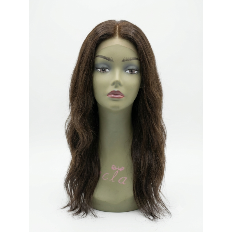 Perruque Lace Front Ondulée Brun Naturel  Effet Réaliste | EBUN AFRO BEAUTY