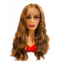 Perruque Lace Front Blond Miel Ondulée  Aspect Naturel | EBUN AFRO BEAUTY