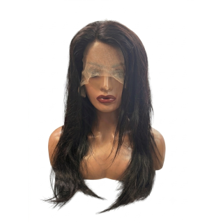 Perruque Lace Front Lisse Noire Longue & Élégante | EBUN AFRO BEAUTY