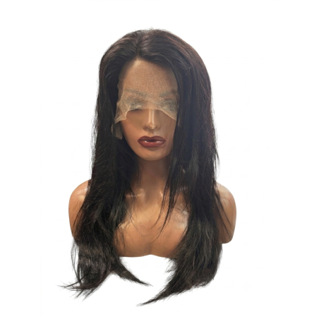 Perruque Lace Front Lisse Noire Longue & Élégante | EBUN AFRO BEAUTY
