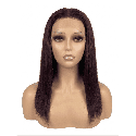 Perruque Lisse Auburn Profond  Style Soie Naturel | EBUN AFRO BEAUTY
