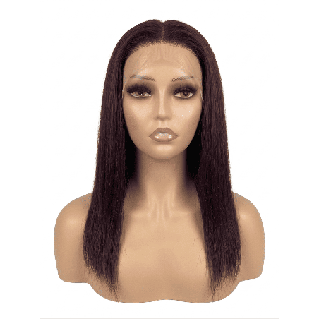 Perruque Lisse Auburn Profond  Style Soie Naturel | EBUN AFRO BEAUTY