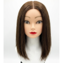 Perruque Carré Long Lisse Brun Châtain Élégance | EBUN AFRO BEAUTY