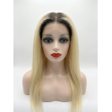 Perruque Lace Wig Blonde Ombré Racines Foncées Naturelles | EBUN AFRO BEAUTY