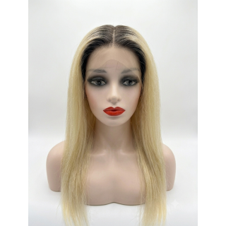 Perruque Lace Wig Blonde Ombré Racines Foncées Naturelles | EBUN AFRO BEAUTY