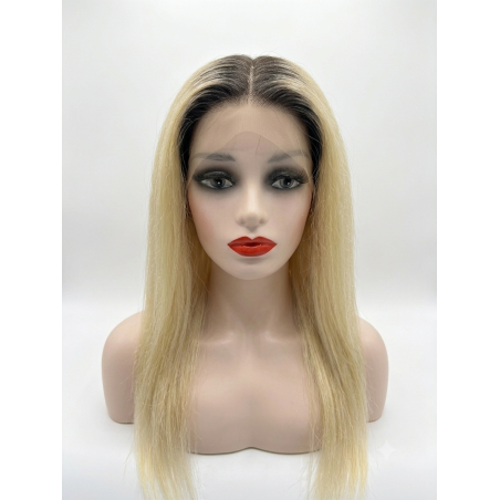 Perruque Lace Wig Blonde Ombré Racines Foncées Naturelles | EBUN AFRO BEAUTY