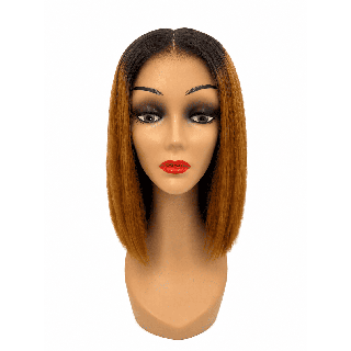 Perruque Carré Lisse Ombré Racines Sombres Miel | EBUN AFRO BEAUTY