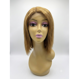 Perruque Lace Frontal Carré Blond Miel - Effet Naturel | EBUN AFRO BEAUTY