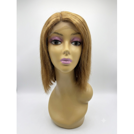 Perruque Lace Frontal Carré Blond Miel - Effet Naturel | EBUN AFRO BEAUTY