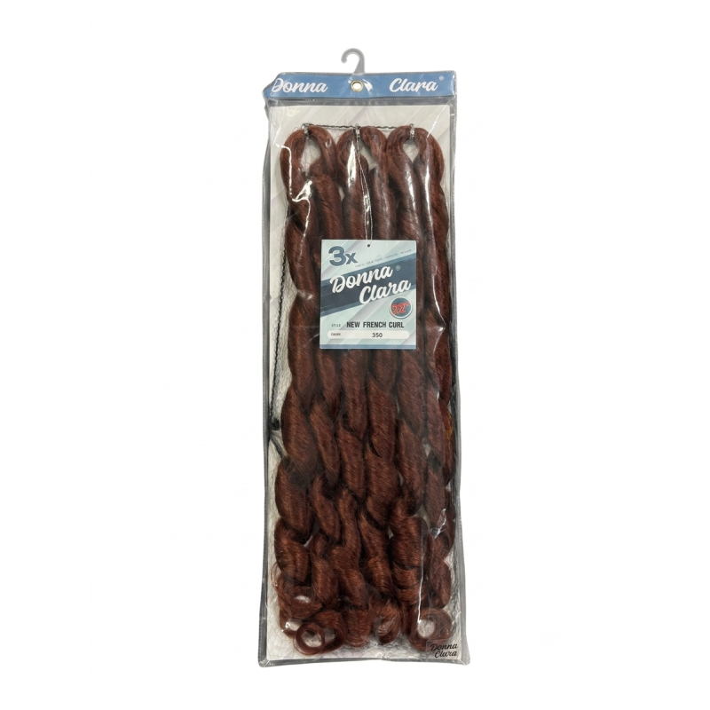 Donna Clara New French Curl 22" - Mèches Bouclées 3x Volume | EBUN AFRO BEAUTY