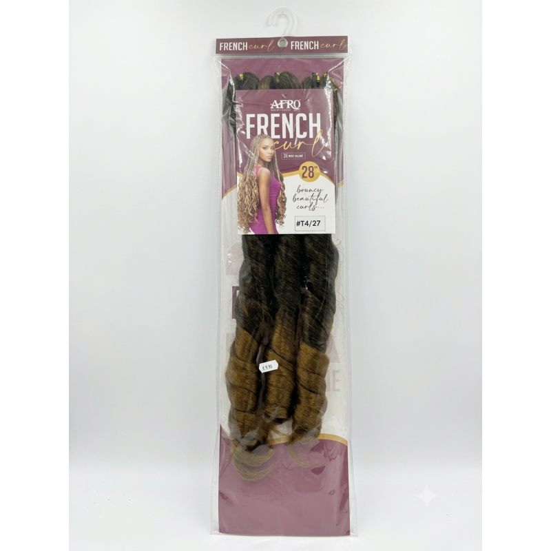 Afro French Curl 28" - Mèches Bouclées Tendance | EBUN AFRO BEAUTY